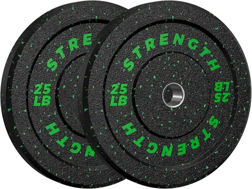 Miniatura 12 de XDDIAS Placas de parachoques de 2 pulgadas, juego de discos de peso olímpicos de goma para entrenamiento de fuerza en el gimnasio en casa, 20-260