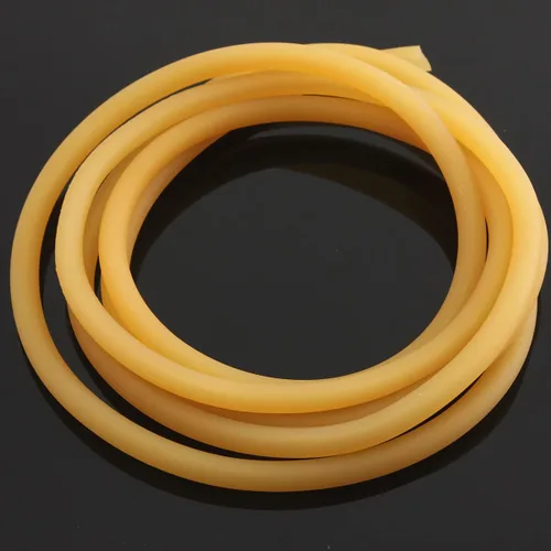 Tubo de goma de látex natural, 1/4 pulgadas de diámetro interior x 3/8 pulgadas de diámetro exterior de 10 pies de diámetro exterior para hospital,