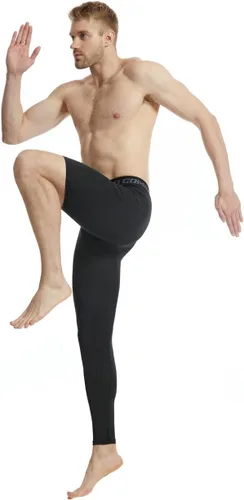 Miniatura 5 de Pantalones deportivos ajustados de una sola pierna de baloncesto para hombre, pantalones de compresión de 12 de una pierna, ropa interior atlética