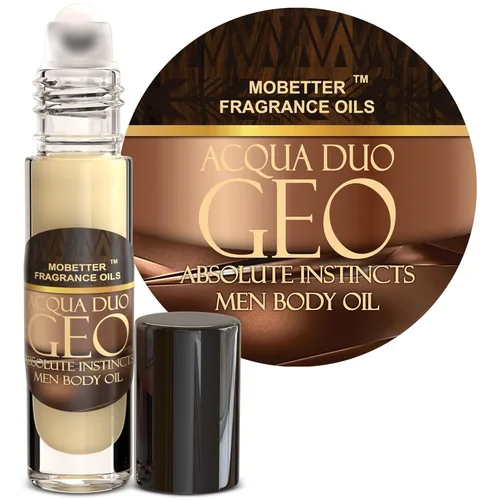 Miniatura 11 de MOBETTER FRAGRANCE OILS Acqua Duo Geo Cologne Aceite Corporal para Hombre (presentación en bolita, 0.33 onzas)