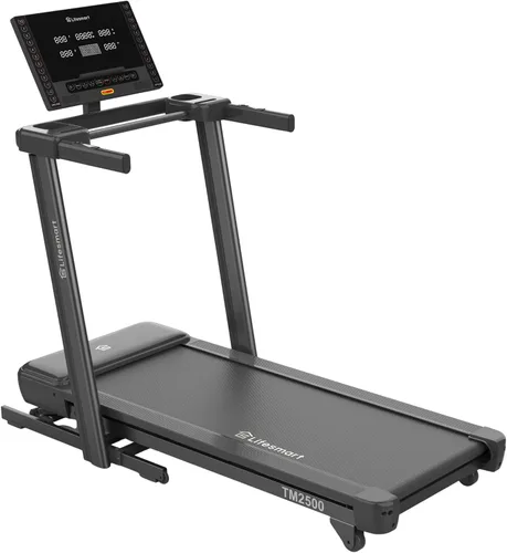 Lifesmart PowerTouch - Cinta de correr plegable para el hogar | Motor sin escobillas, 10% de inclinación y -3% de disminución, plegado automático,