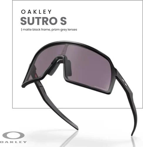Miniatura 115 de Oakley Sutro OO9406 / OO9462 - Lentes de sol para hombre, kit de correa de accesorios, bolsa de microfibra