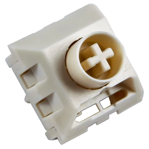 Miniatura 3 de YMDK Novelkeys Box Cream Pro V2 CPG1511F01S138 Kailh Interruptor de teclado mecánico lineal 1.94 oz 5 pines POM Material MX interruptores