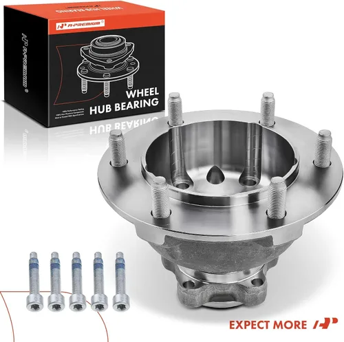 Miniatura 9 de A-Premium Cojinete de rueda delantera y conjunto de cubo con 6 lengüetas compatible con Ford Transit-250 2015, Transit-350 2015-2017, Transit-350 HD