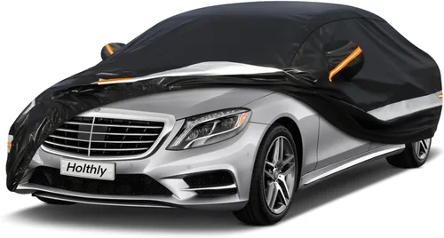 Miniatura 12 de Funda para Automóvil de 10 Capas Impermeable para Todo Clima para Coupé Hatchback, 100% Impermeable Fundas para Automóvil de Exterior Ajuste