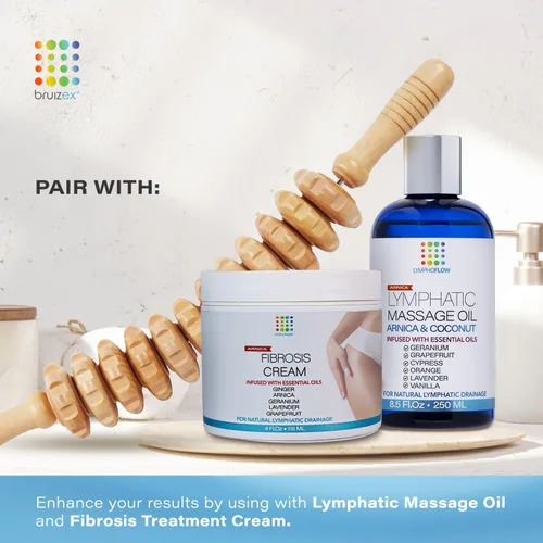 Miniatura 6 de Bruizex Herramienta de masaje de terapia de madera, rodillo de masaje de drenaje linfático, rodillo muscular para piernas, espalda y muslo