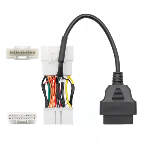 Miniatura 3 de Cable de diagnóstico OBD2 de 11.8 in para Tesla Modelo Y y Modelo 3 (2019 y después), compatible con escáner OBD2, lector de código OBDII, OBDLink