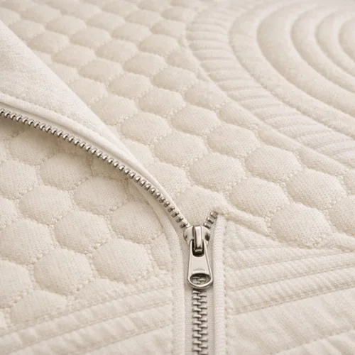 Miniatura 3 de ORGANIC TEXTILES Almohada de cama 100% hecha a mano de látex orgánico triturado con funda extraíble de algodón orgánico (viaje, paquete de 1)