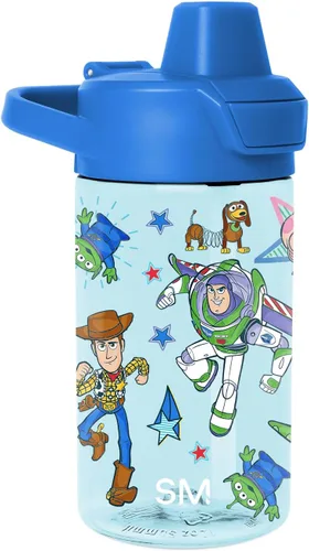 Miniatura 47 de Simple Modern Peppa Pig Botella de Agua Summit de Plástico Tritan para Niños 12 oz Taza Sin BPA con Tapa de Pajita Cubierta a Prueba de Fugas