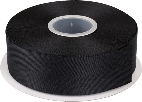 Miniatura 54 de Cinta de sarga de espiga con mango suave, ideal para envolver regalos, costura artesanal, 1/4 pulgadas x 25 yardas, color azul antiguo