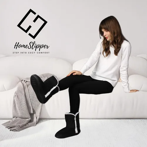Miniatura 2 de Home Slipper Pantuflas de invierno cálidas de espuma viscoelástica para mujer
