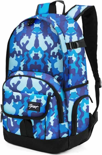 Miniatura 26 de Mochila escolar estilo Rickyh, mochila de viaje para hombres y mujeres, mochila ligera con compartimento para portátil, Tamaño único