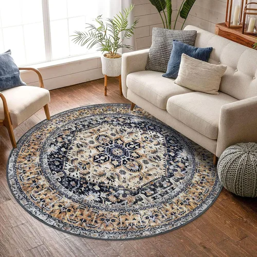 Miniatura 34 de KOZYFLY Alfombra Pequeña de Área 2x3 Pies Alfombras para Entrada Lavable Boho Alfombra de Entrada Antideslizante Tapete de Puerta Interior Entrada