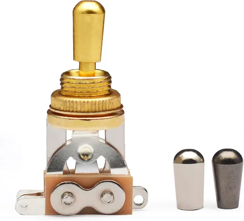 Miniatura 9 de MAXCHEER Interruptor de pastilla de guitarra de metal de 3 vías, selector de interruptor de palanca de pastilla, piezas para accesorios Les Paul