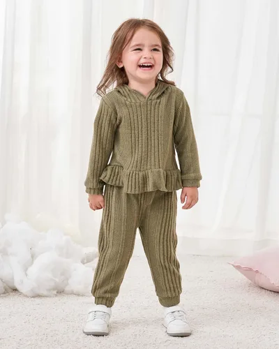 Miniatura 79 de Renotemy Conjunto de ropa para bebé recién nacida, para otoño e invierno, manga larga, pantalones, lindo conjunto de ropa para bebé niña