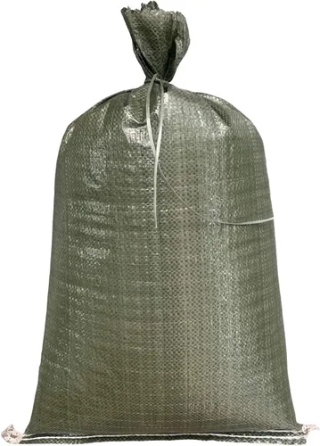 Miniatura 6 de AK TRADING CO. Sacos de arena de polietileno de 14 x 26 pulgadas con protección UV y lazos integrados, barrera de agua de inundación, bolsas de Verde