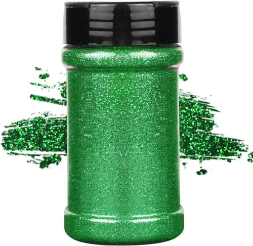Miniatura 39 de TORC Purpurina fina roja de 1 libra y 16 onzas de purpurina en polvo para vasos, resina para manualidades, slime, cosméticos, pintura de uñas, Rojo
