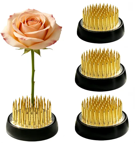 Miniatura 11 de 10 piezas Kenzan 34mm/1.34inch Diámetro Floral Pin Frog Ikebana Arreglista de flores titular 10