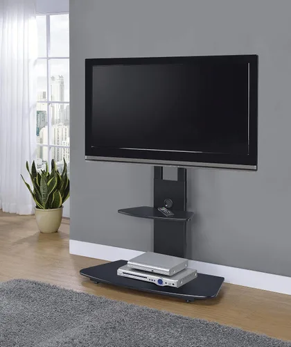 Miniatura 6 de Proman Porducts ST17176 Marco - Soporte para TV de hasta 86 pulgadas, altura ajustable y estantería, color negro