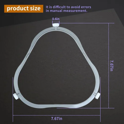 Miniatura 2 de Anillo de Soporte de Plato Giratorio de Microondas Mejorado W11252182 y 8206227, Reemplazo de Bandeja de Vidrio - Compatible con Piezas