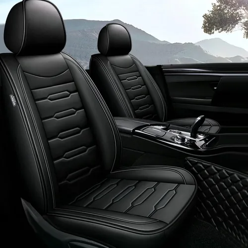 Miniatura 13 de AOMSAZTO Fundas de asiento de automóvil de ajuste personalizado para Cadillac ATS 2013-2018, fundas de cojín de vehículo, protectores de asiento