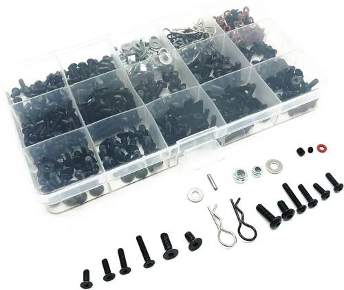 Miniatura 6 de Juego de herramientas de reparación de soporte de trabajo de reparación de automóvil a control remoto, rotación de 360 grados y 600 piezas de Negro