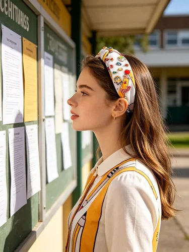 Miniatura 4 de NVENF Diadema para profesora para mujer, accesorios para profesores, diadema anudada con perlas de cristal, trajes de regreso a clases, regalos