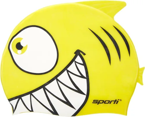 Miniatura 28 de Sporti Gorro de natación de silicona para niños, gorro de natación unisex para jóvenes, gorras de baño de protección para tus hijos, de 2 a 10 años