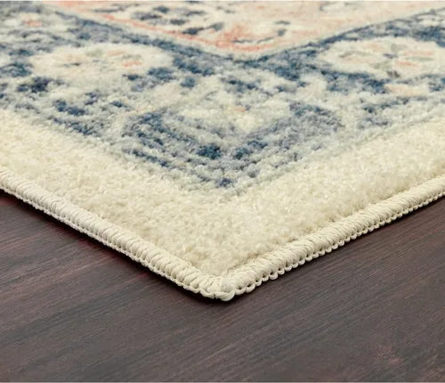 Miniatura 5 de Maples Rugs Caprice - Alfombra antideslizante para sala de estar y dormitorio, estilo bohemio, patrón medallón [fabricada en Estados Unidos]