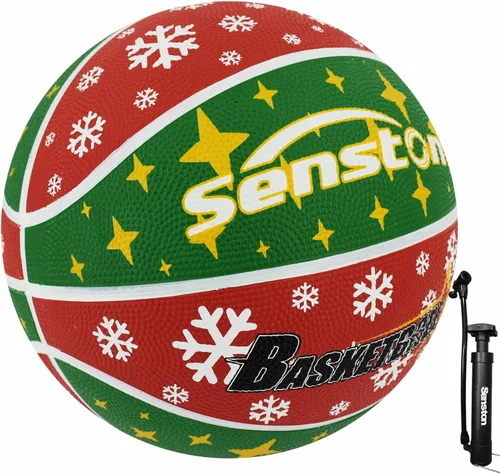 Miniatura 12 de Senston - Pelotas de baloncesto de tamaño 3/5/6/7, para interiores y exteriores, de 27.5/29.5 pulgadas