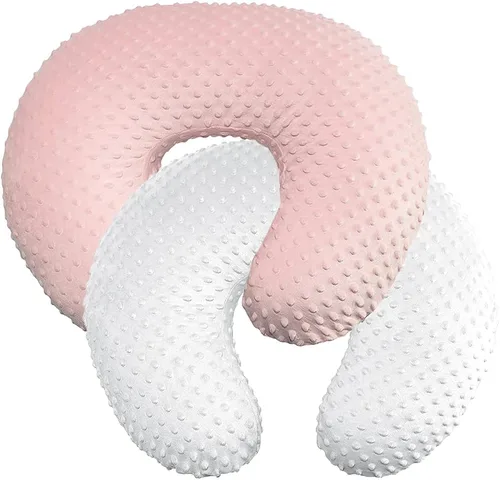Miniatura 6 de Minky - Funda de almohada para lactancia materna, en forma de U, para bebé, niño y niña, solo funda (azul marino)