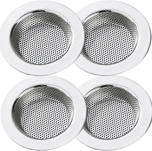 LASSHSWA Colador de fregadero de cocina de acero inoxidable, colador de drenaje para fregadero de cocina, coladores de fregadero para fregaderos de