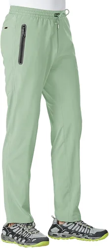 TBMPOY - Pantalones deportivos ligeros para hombre, transpirables, para acampar, pesca, correr, senderismo y hacer deportes