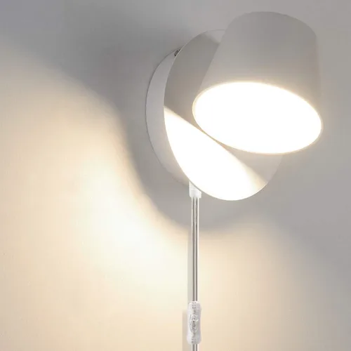 Miniatura 8 de Antorcha de carga tipo C, luz nocturna, luces LED de lectura, ajuste de brillo, rotación magnética de 350°, control táctil, lámparas para niños