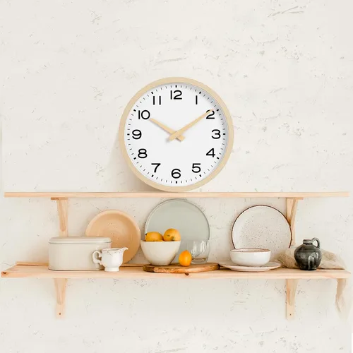 Miniatura 8 de AKCISOT Reloj de Pared de 14 Pulgadas, Relojes de Pared Grandes Bohemios a Batería Sin Tic Tac, Reloj Grande Silencioso Moderno Decorativo para Sala