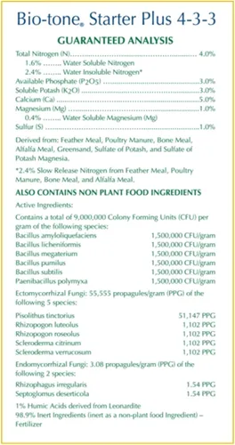 Miniatura 3 de Espoma Organic Bio-Tone Starter Plus 4-3-3 Alimentos naturales y orgánicos con micorrizas Endo y Ecto; bolsa de 8 libras; el alimento vegetal