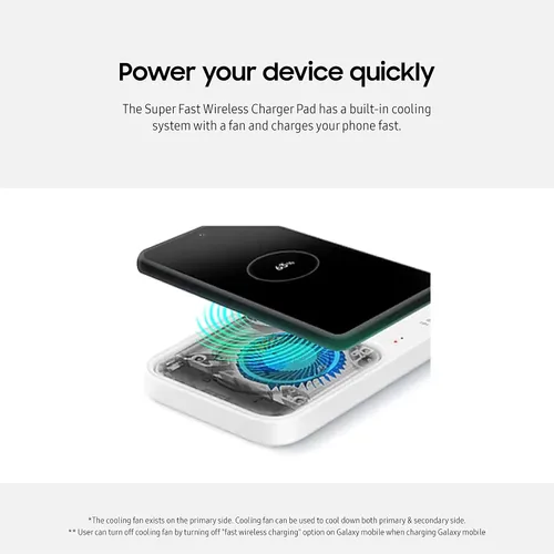 Miniatura 4 de SAMSUNG Cargador inalámbrico Duo de 15 W con cable USB C, carga 2 dispositivos a la vez, almohadilla de carga inalámbrica súper rápida