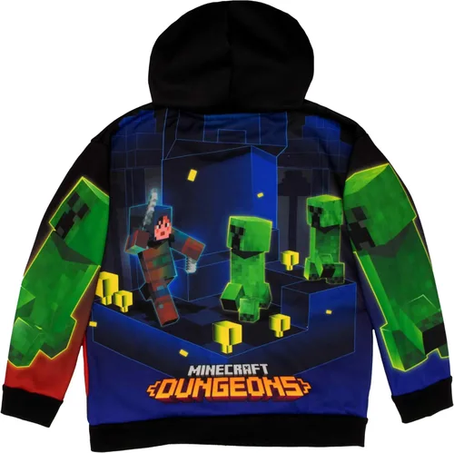 Miniatura 3 de Minecraft Sudadera con capucha sublimada de manga larga para niños y adolescentes