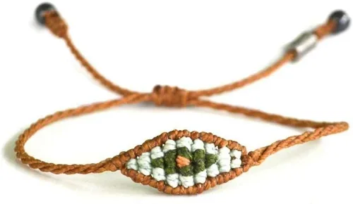 Miniatura 25 de Rumi Sumaq Pulsera de cuerda náutica para hombres, mujeres y niños - Resistente al agua, con nudo manual ajustable - Estilos de mapa de la isla