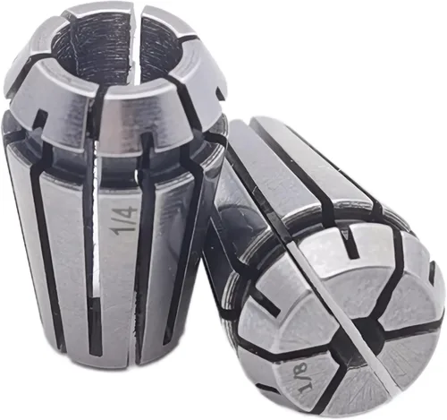 Miniatura 12 de Juego de pinzas Er11, portabrocas de enrutador de 1/8 pulgadas para máquina de grabado CNC y herramienta de torno de fresado (ER11 1/8 pulgadas)