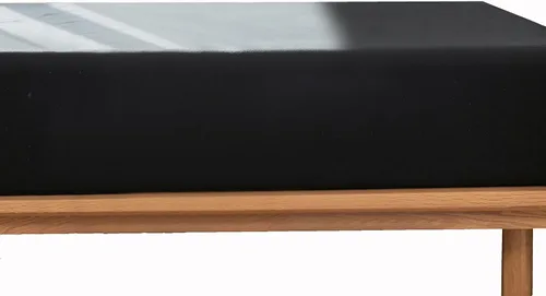 Miniatura 2 de MooMee Sábana bajera ajustable únicamente, 100% algodón lavado con textura tipo lino, transpirable, duradera, suave, cómoda, bolsillo profundo, se