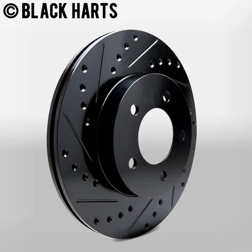 Miniatura 2 de Hart Brakes Kit de frenos y rotores traseros delanteros Pastillas de freno delanteras y traseras Rotores y pastillas de freno Pastillas