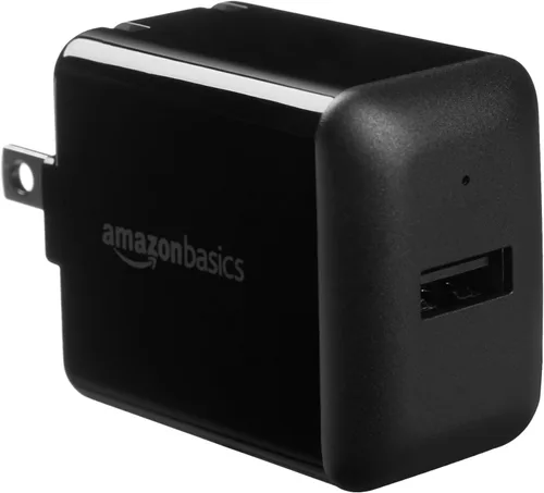 Miniatura 11 de Amazon Basics Cargador de pared USB-A de 12 W de un puerto (2.4A) para teléfonos (iPhone 15/14/13/12/11/X, Samsung y más), paquete de 2, blanco