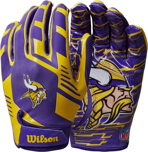 Miniatura 28 de Wilson NFL - Guantes de fútbol americano con ajuste elástico, tallas para jóvenes y adultos