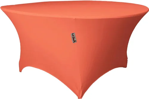 Miniatura 11 de LA Linen Mantel redondo de elastano, 60 x 30 pulgadas, negro