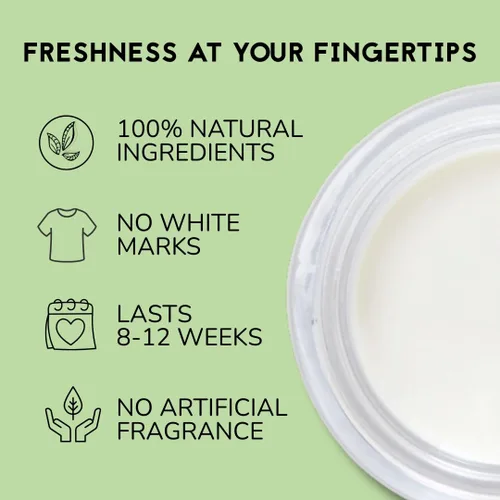 Miniatura 3 de The Natural Deodorant Co, Bálsamo desodorante activo menta y eucalipto 1.94 oz, sin aluminio, sin plástico, extra fuerte