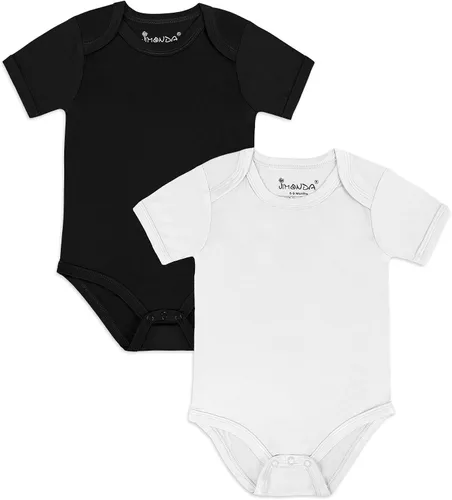Miniatura 16 de Jimonda Body de rayón de bambú de manga corta para bebés, niños y niñas, trajes suaves para recién nacidos