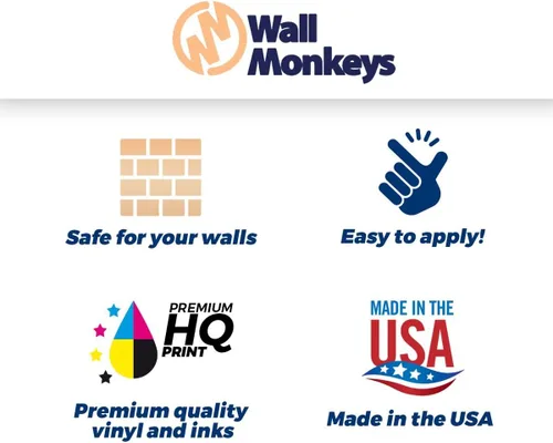Miniatura 4 de Wallmonkeys FOT-79998521-48 WM362635 - Calcomanías de pared divertidas de dibujos animados de rana verde, 48 pulgadas de alto x 44 pulgadas