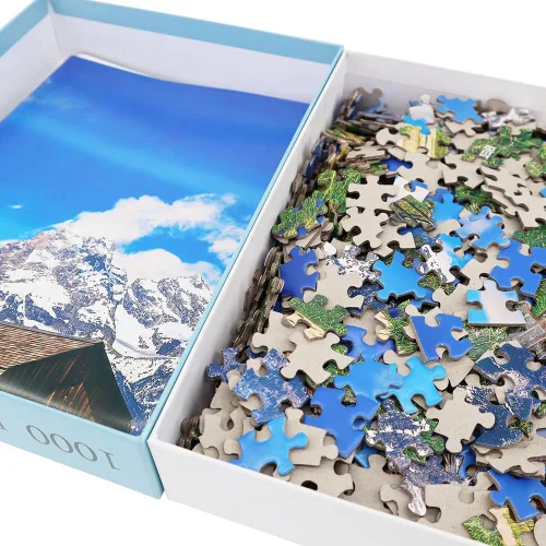 Miniatura 3 de Rompecabezas para adultos de 1000 piezas del Parque Nacional Grand Teton con precisión entrelazada gruesa y resistente, juego familiar de 1000