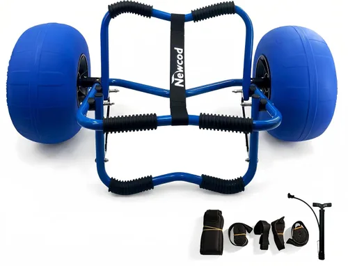 Miniatura 11 de Newcod Carrito de kayak, carrito de kayak para llevar kayak, canoa, tabla de remo SUP